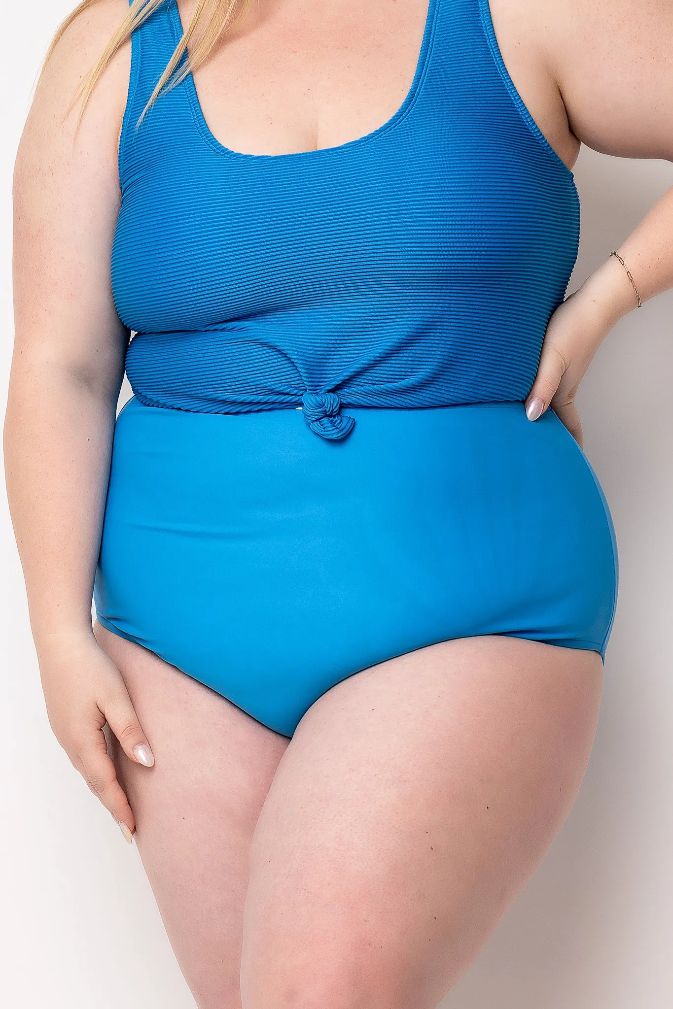 Leisure Reversible Bottom | Blue Check