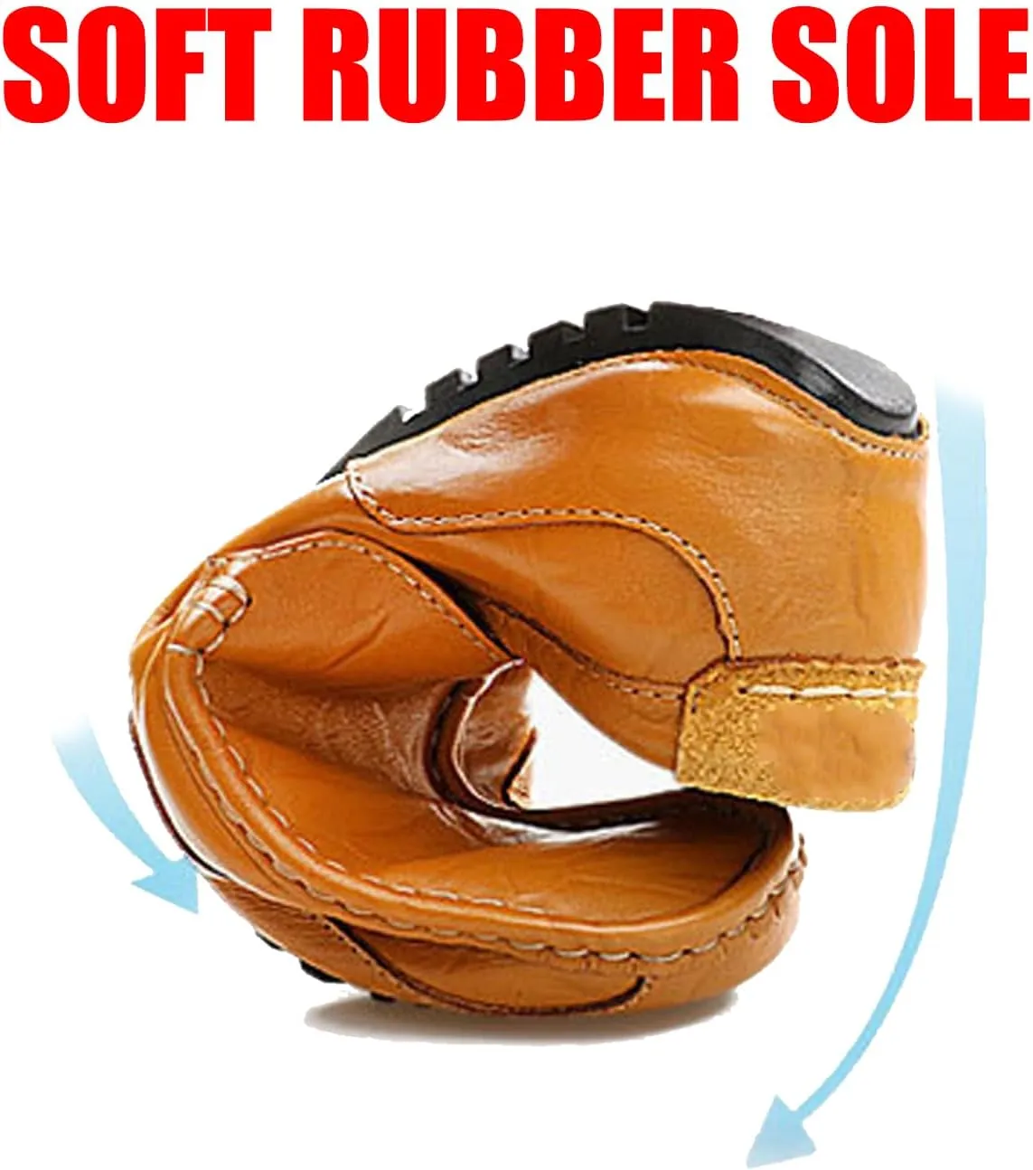 Lymphvity Men's Hollow Breathable Soft Loafers,Fashion Slip On Driving Shoes Leather Walking Boat Shoes Casual Moccasins Driving Sandals