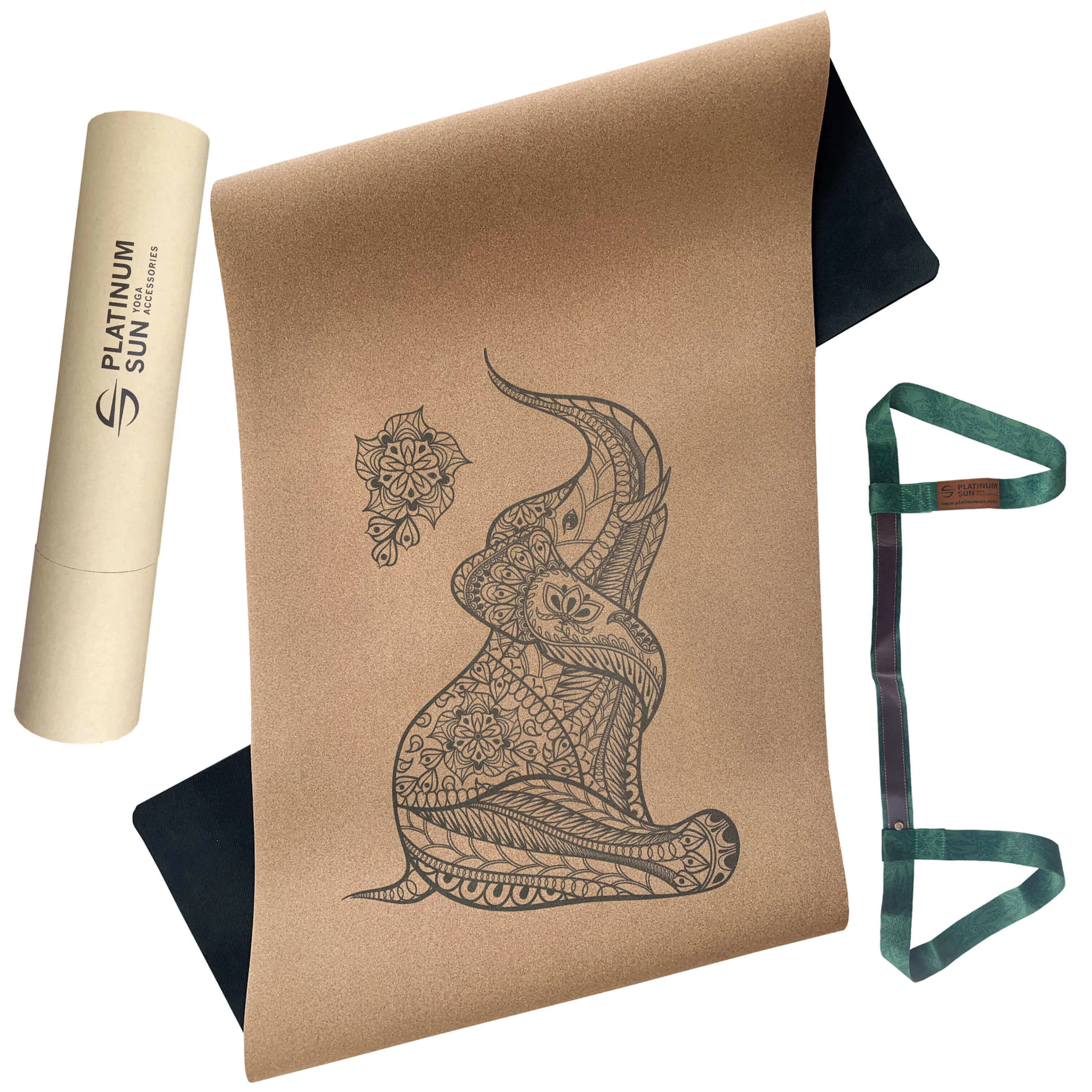Non Slip Cork Yoga Mat | Original Elephant