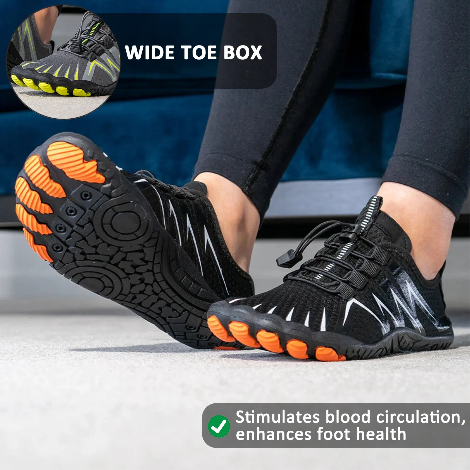 Outdoor Diving Swimming River Shoes Beach Wading Barefoot Hiking Shoes Footwear (Unisex)