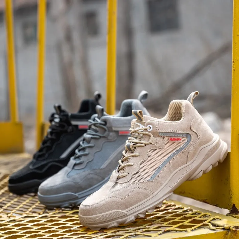 Outdoor Sneaker Anti Puncture Portable Industrial Sports Safety Shoes Unisex