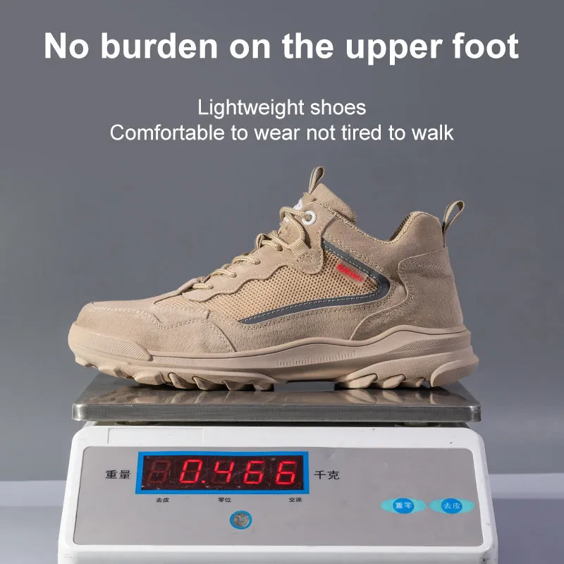 Outdoor Sneaker Anti Puncture Portable Industrial Sports Safety Shoes Unisex