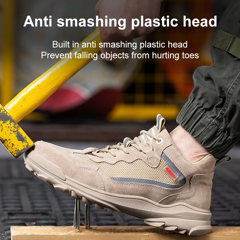 Outdoor Sneaker Anti Puncture Portable Industrial Sports Safety Shoes Unisex