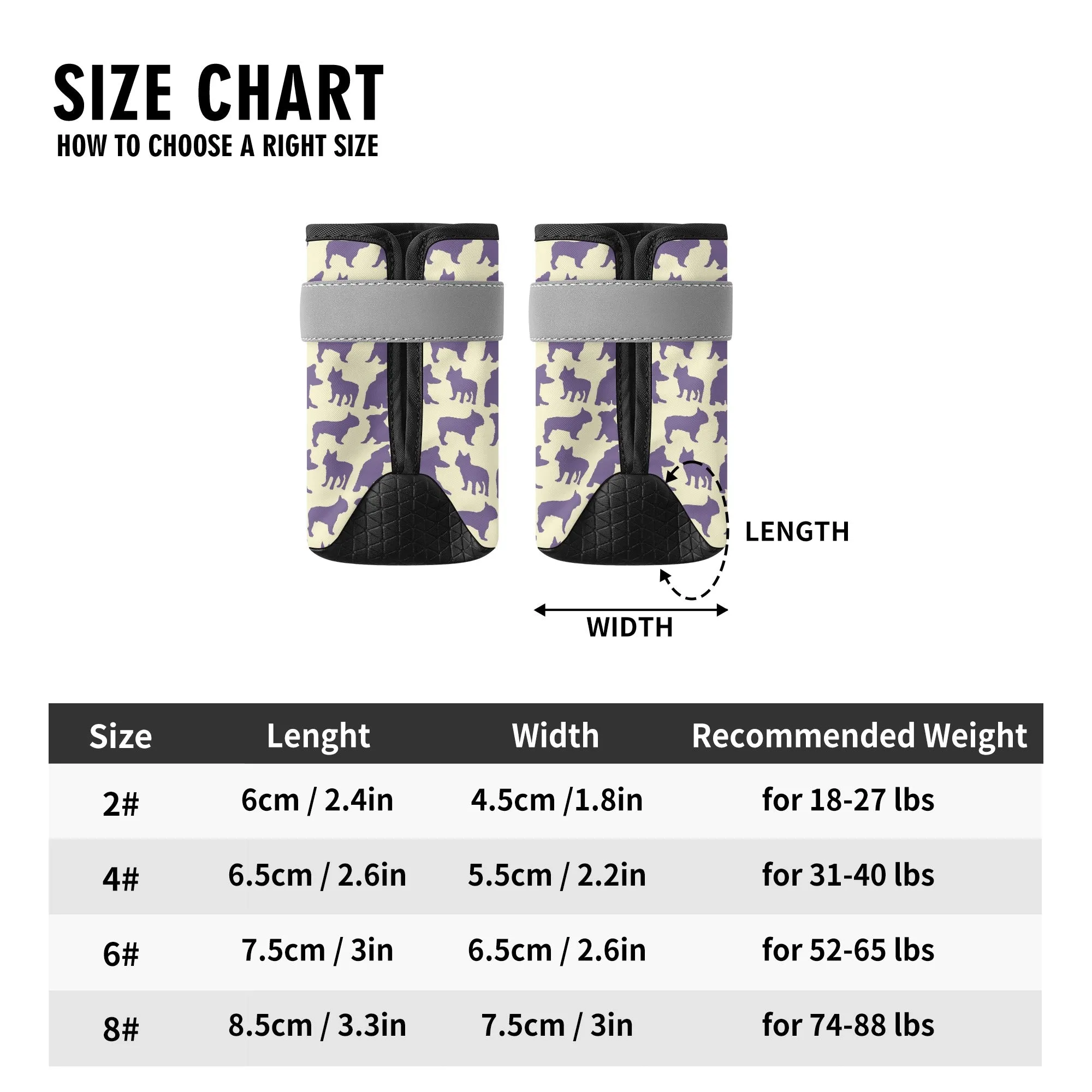 Papi - Premium Dog Socks & Boots for French Bulldogs