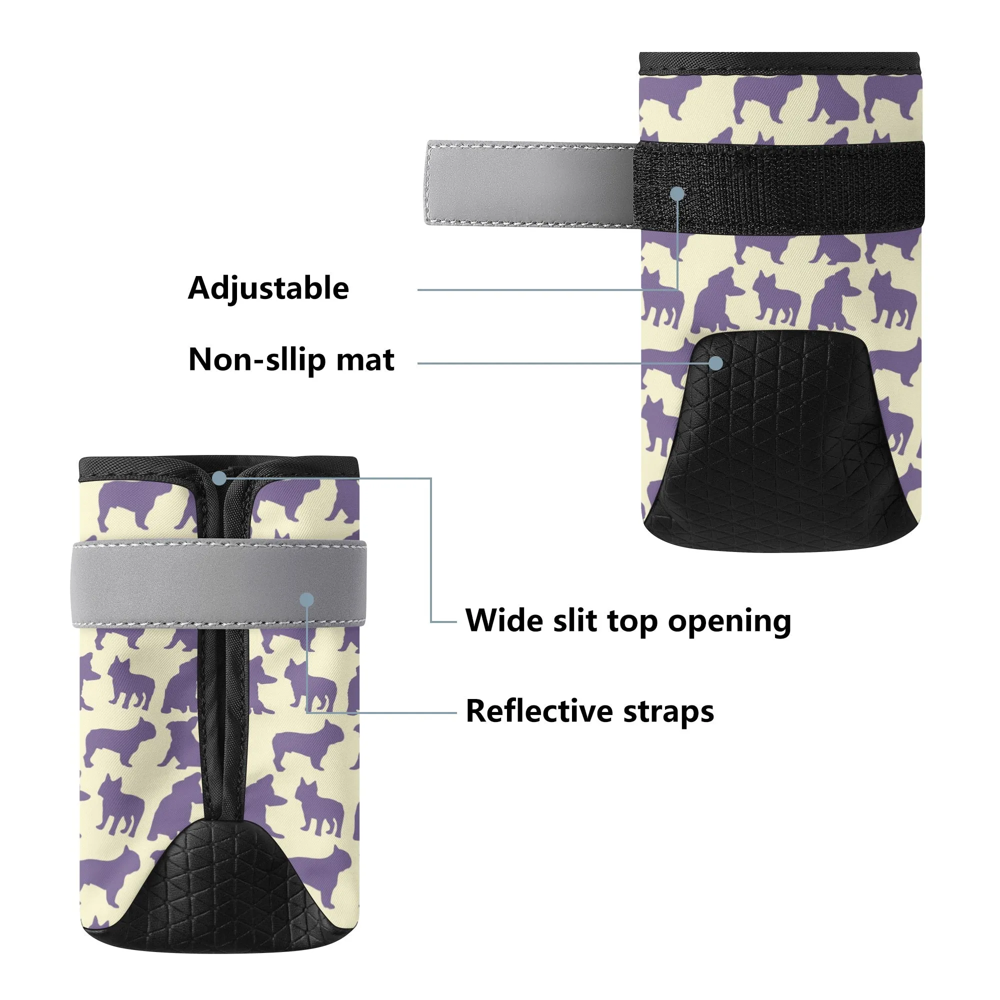 Papi - Premium Dog Socks & Boots for French Bulldogs