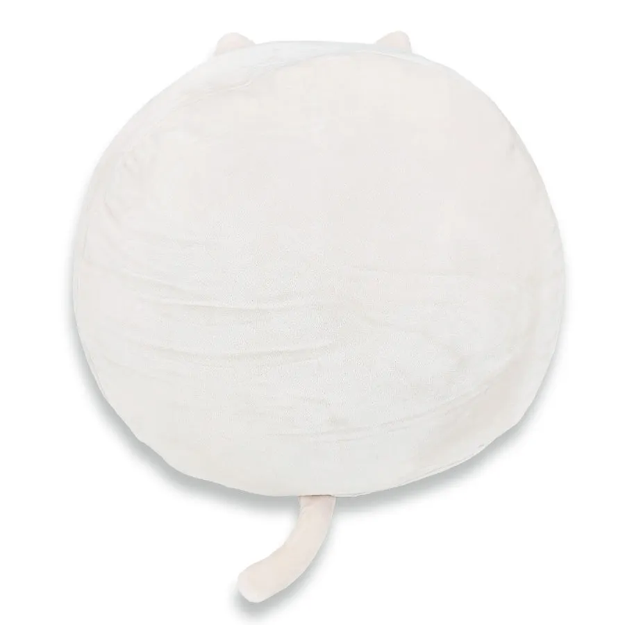 Squishy Polyester Cat Pillow with Tail & Ears | Purr-cilla The Cat