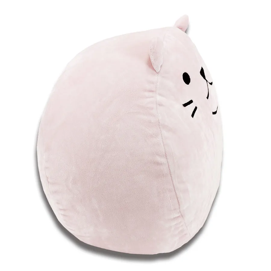 Squishy Polyester Cat Pillow with Tail & Ears | Purr-cilla The Cat