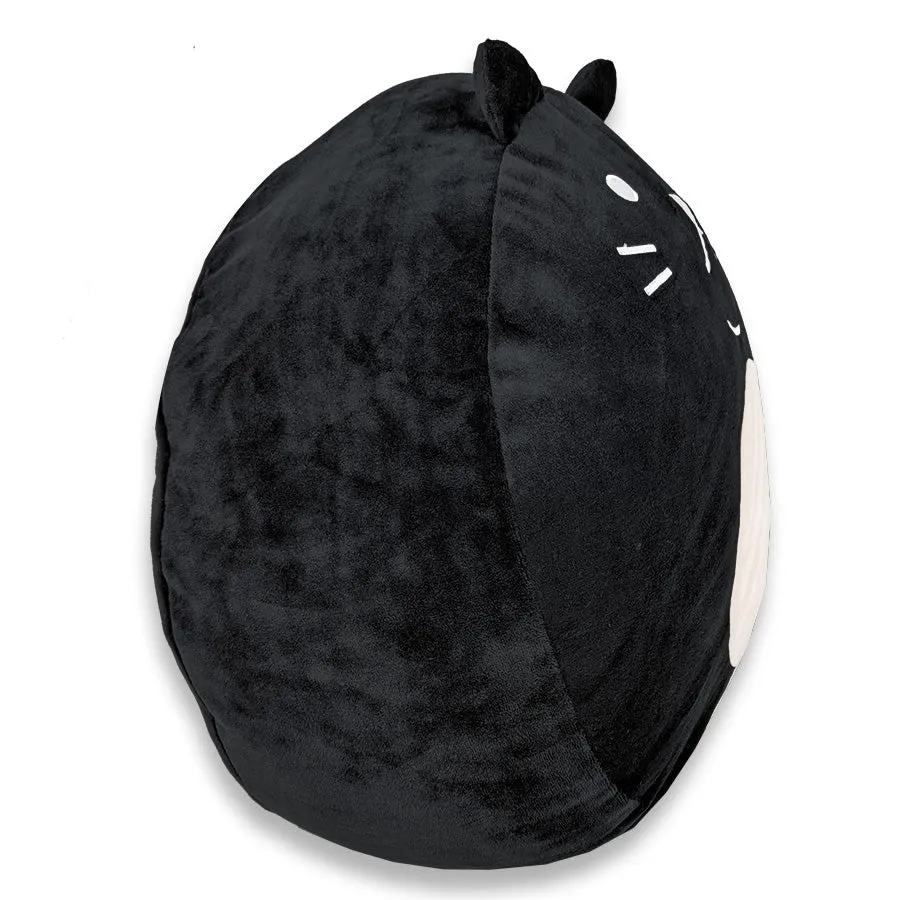 Squishy Polyester Cat Pillow with Tail & Ears | Purr-cilla The Cat