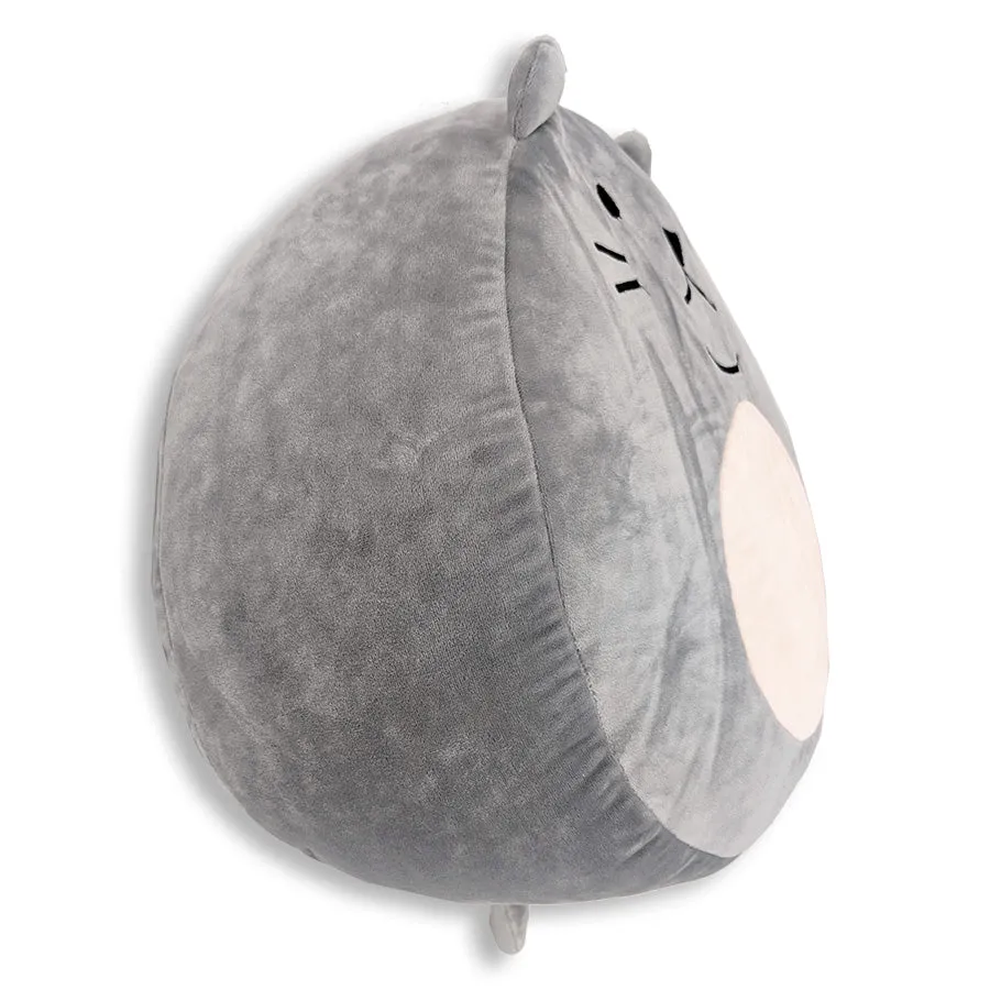 Squishy Polyester Cat Pillow with Tail & Ears | Purr-cilla The Cat
