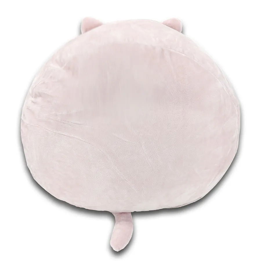 Squishy Polyester Cat Pillow with Tail & Ears | Purr-cilla The Cat