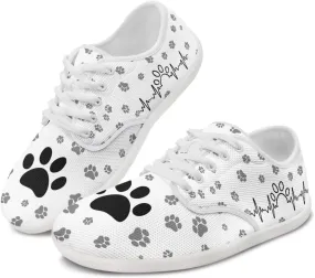 St. Patrick Day Low Top Barefoot Shoes for Men Women Lace Up PU Walking Shoes Wide Toe Zero Drop Sneakers