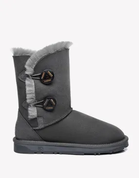 Twin Button in Grey