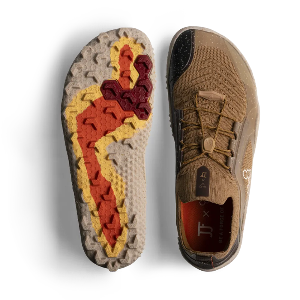 Vivobarefoot Primus Trail Knit SG JJF Mens Bone Brown