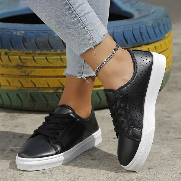 Women's Casual Hollow Round Toe Sneakers 46738087S
