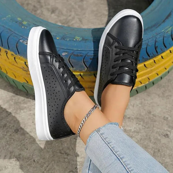 Women's Casual Hollow Round Toe Sneakers 46738087S