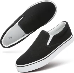 Women's Slip on Shoes Canvas Sneakers Loafers Non Slip Shoes Low Top Casual Shoes