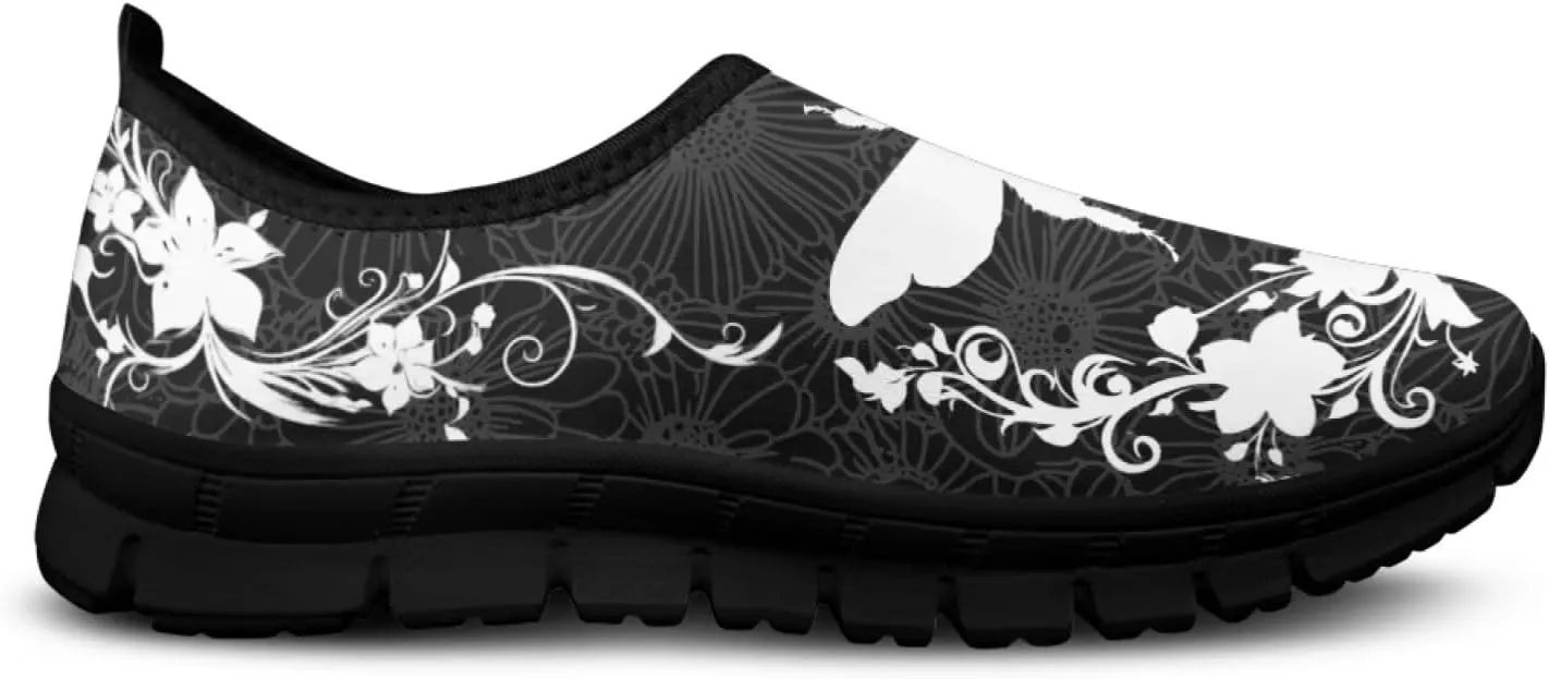 Women's Tennis Sneaker Low Top Work Loafers Walking Barefoot Sneakers Comfort Travel Sport Shoes
