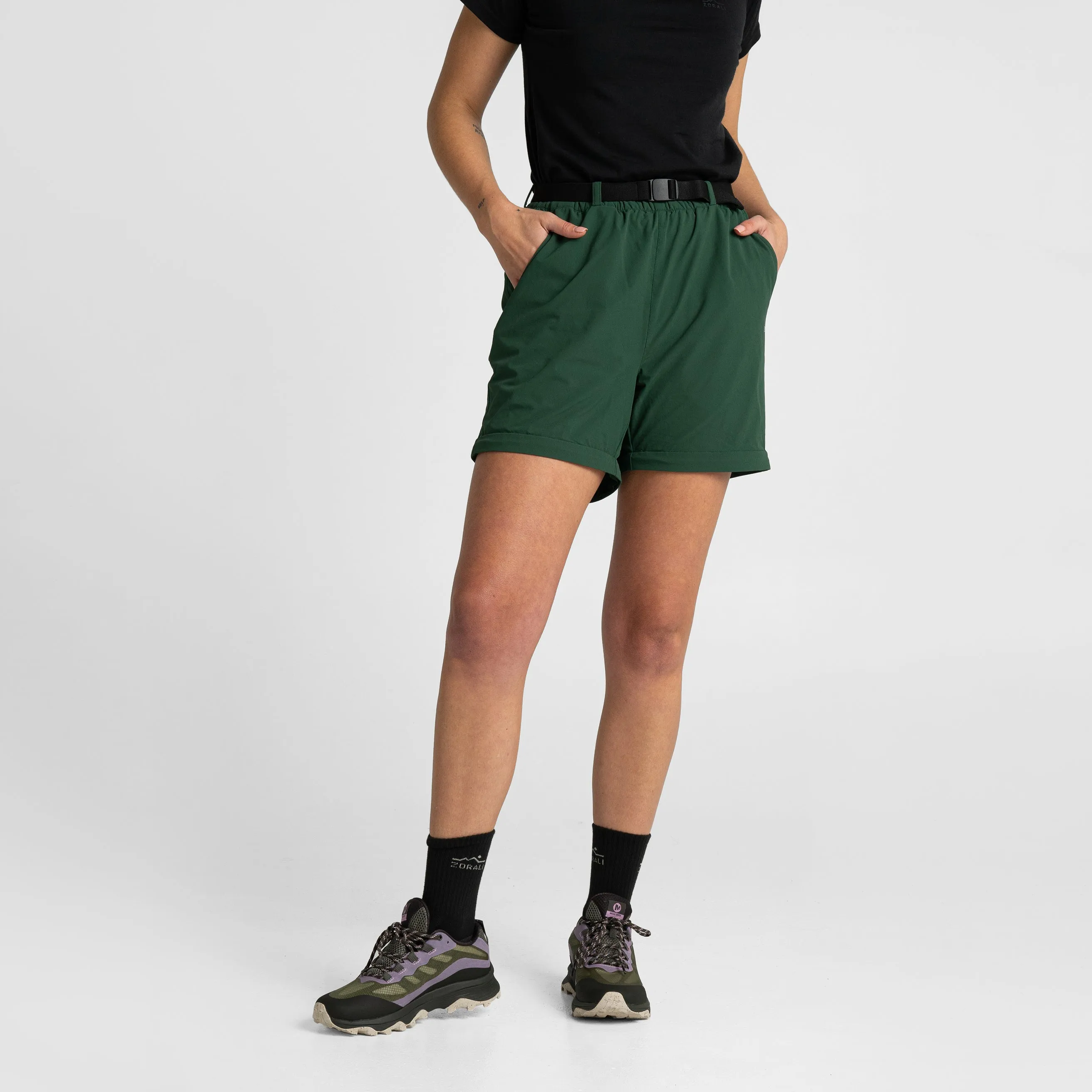 Womens Zip Off Pants Forest