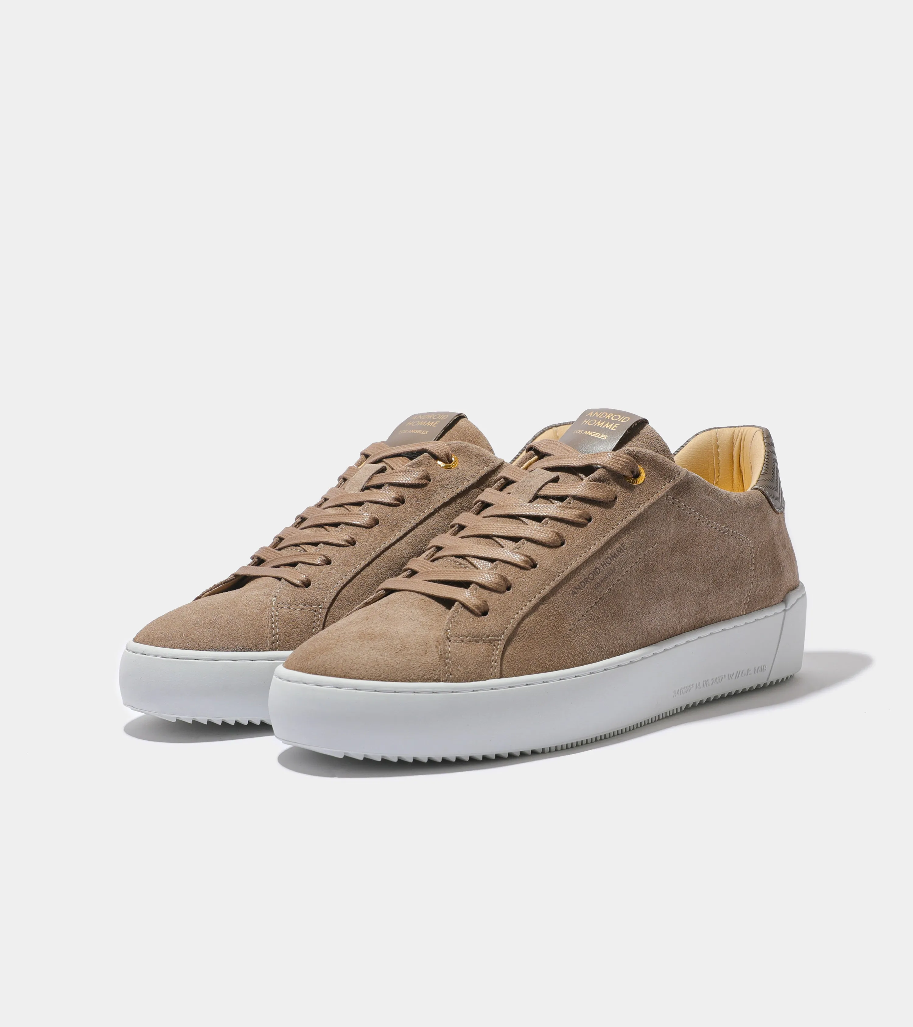 Zuma | Taupe Suede Zig Zag Leather AHP234-30