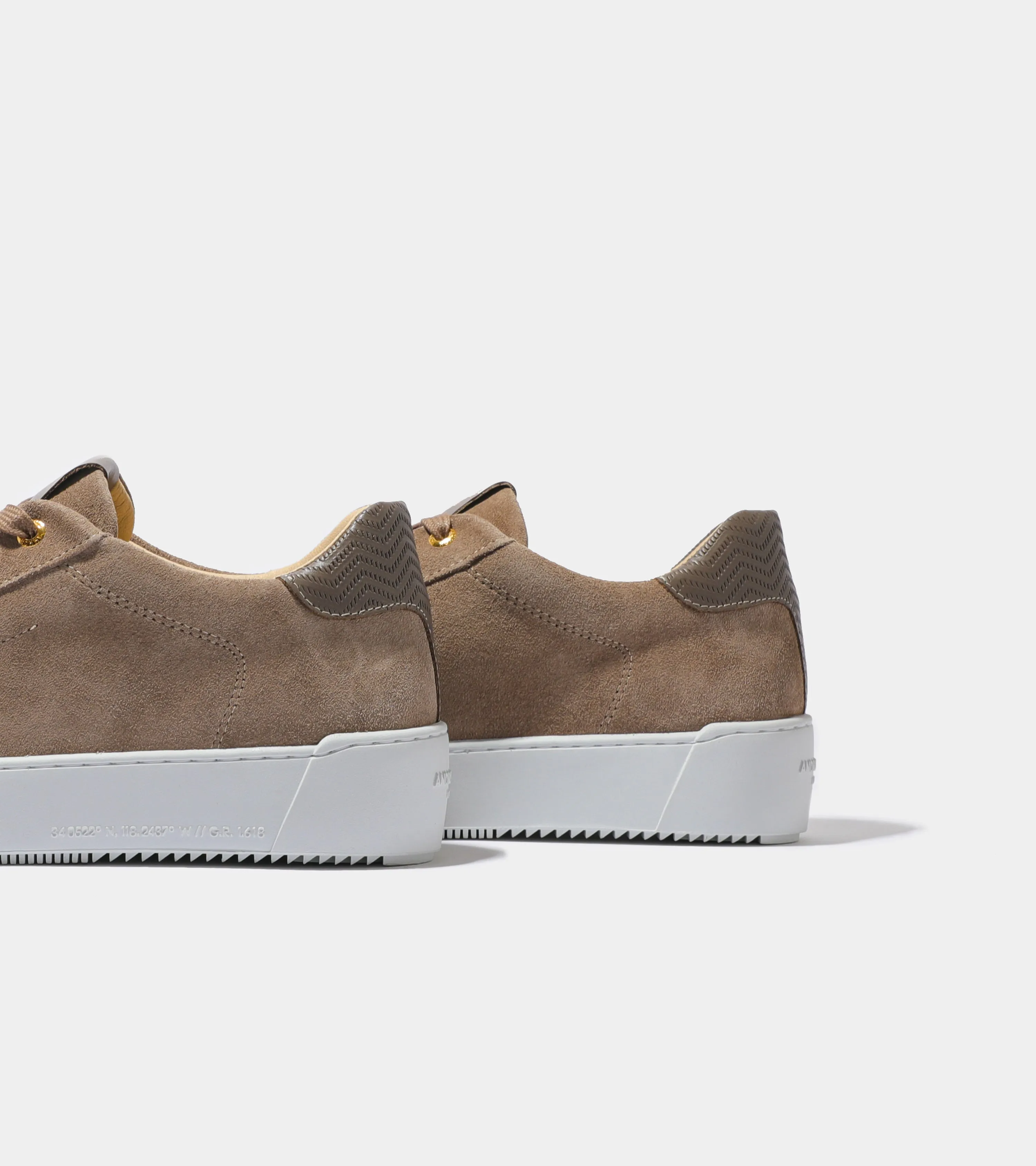 Zuma | Taupe Suede Zig Zag Leather AHP234-30