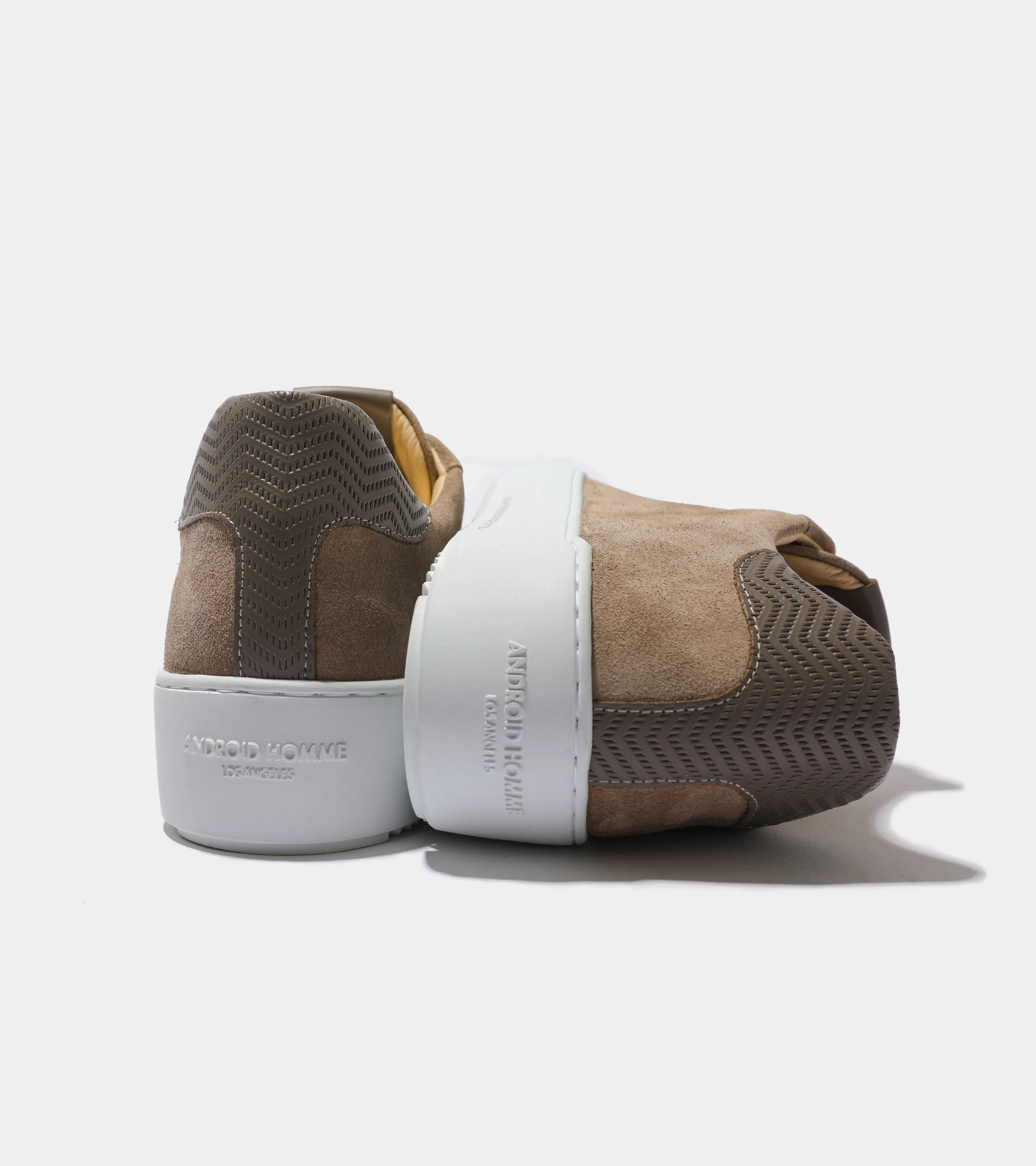 Zuma | Taupe Suede Zig Zag Leather AHP234-30